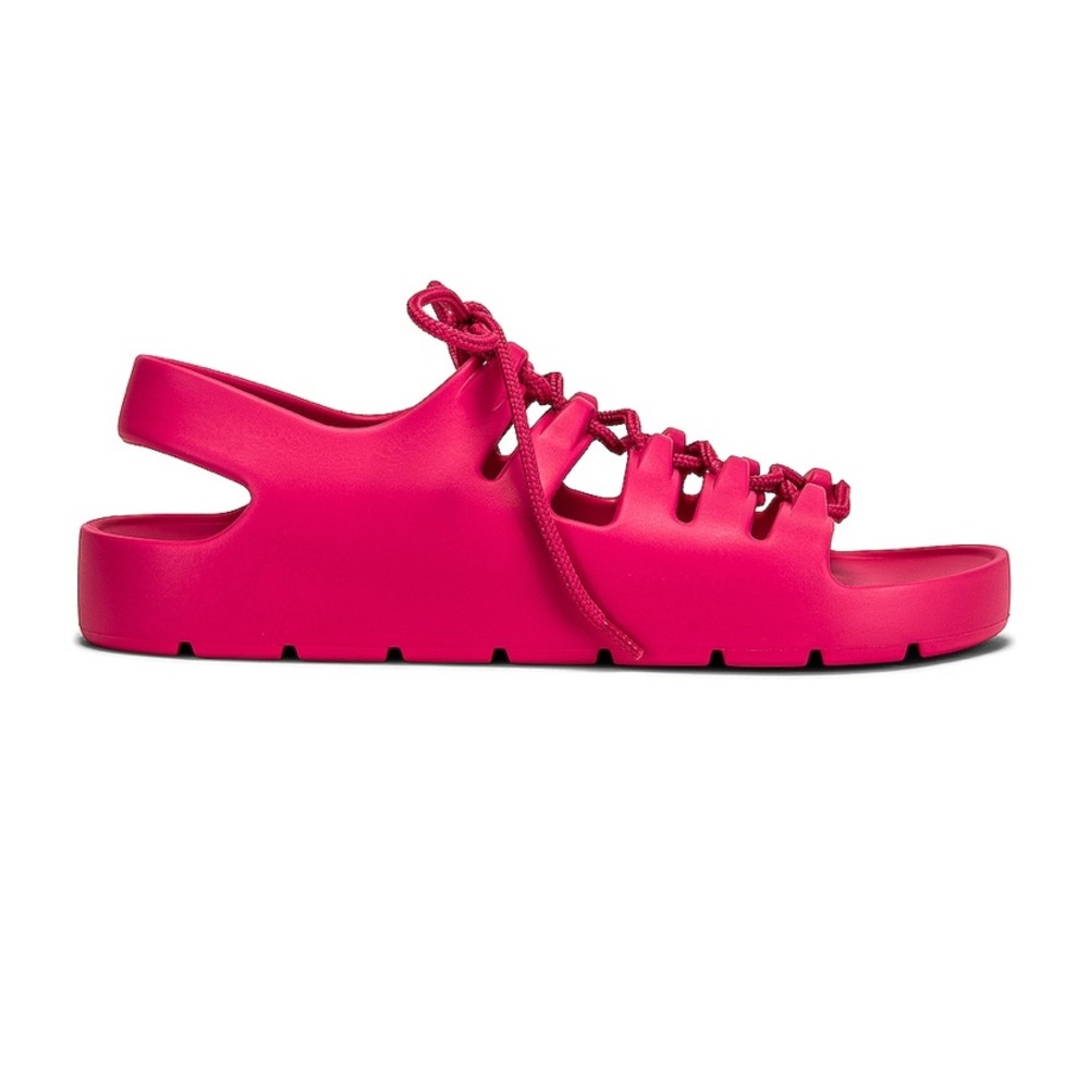 BOTTEGA VENETA Jelly Lace Up Sandals